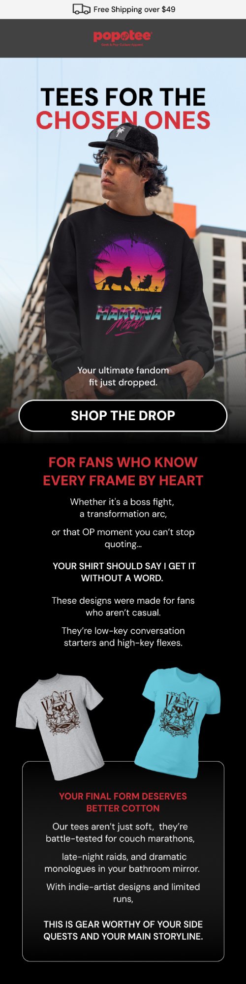 For the Otakus and the Gamers—Your Tee Awaits!