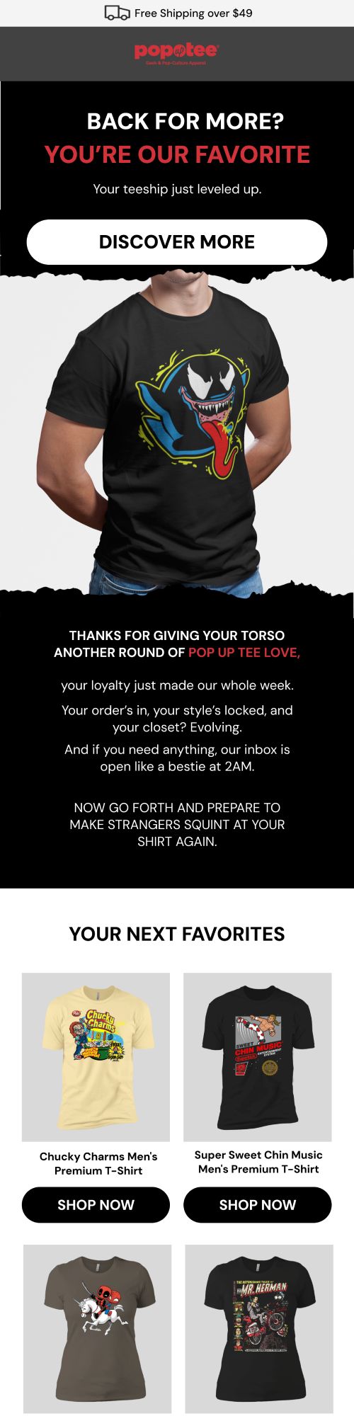 Post-Purchase (repeated customers)