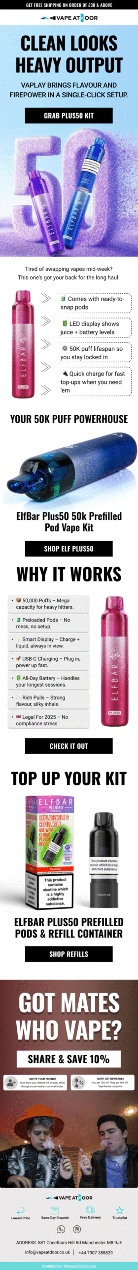 New arrival campaign