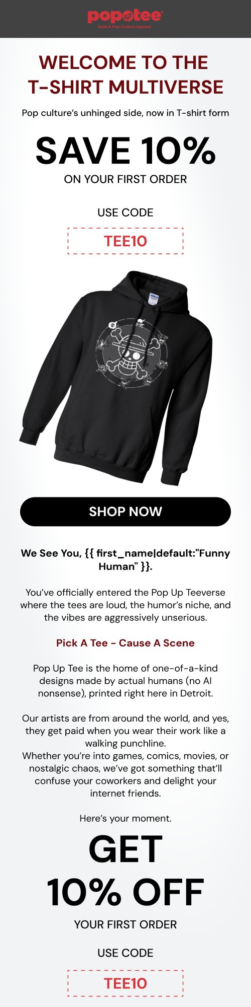 WELCOME 1 – Prospects - with incentive