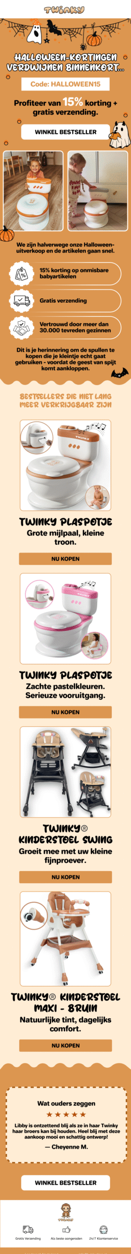 Campaign 5 _ Halloween Reminder – 20% Off