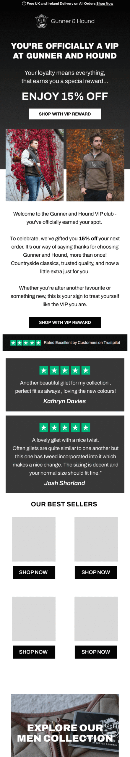 Email 1_ VIP Welcome – Instant Perks for Gunner & Hound_