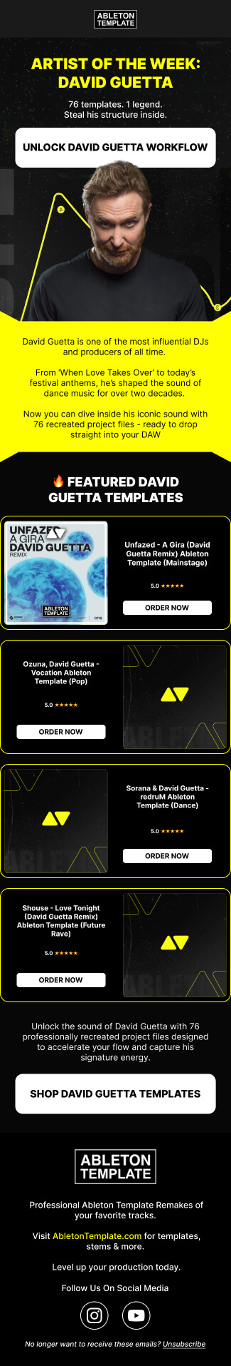 Weekly Artists campaigns - David Guetta (4)