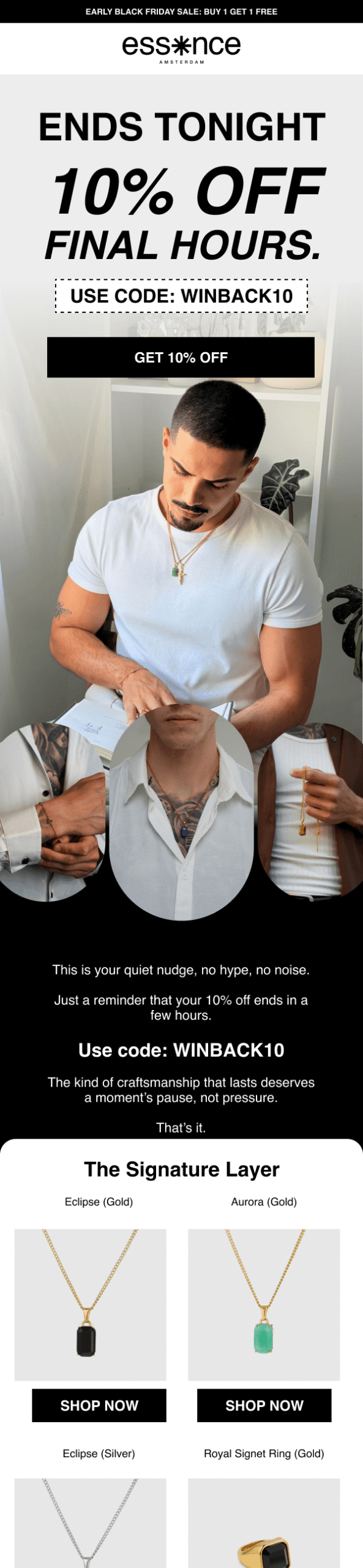 Winback 4 - Reminder discount email