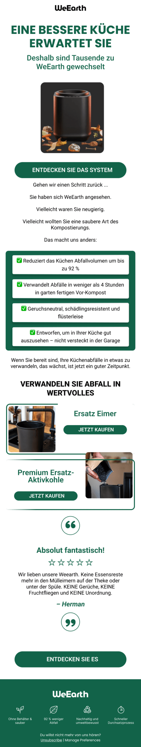 Site Abandonment - Email 1 No discount