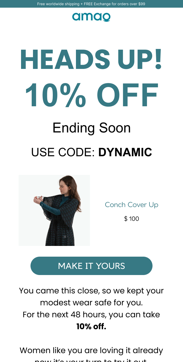 Abandoned Checkout 3 - 48 hrs discount
